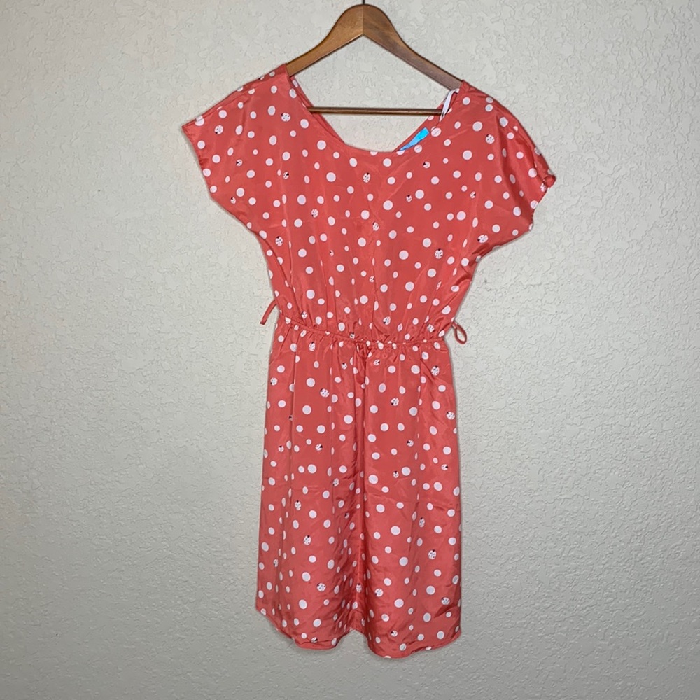 Buttons ladybug dress